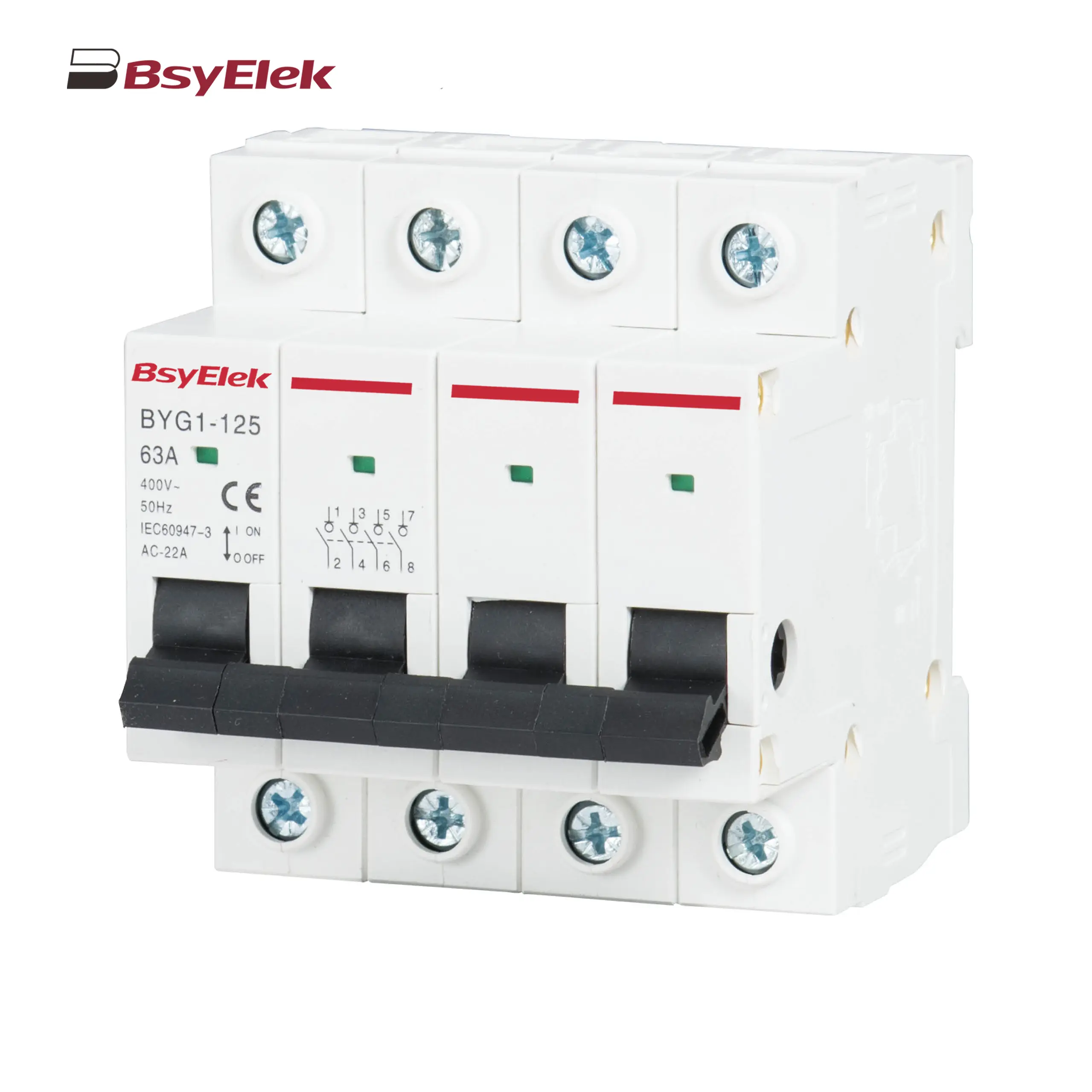BYG1-125 Main Switch MCB Isolator Switch