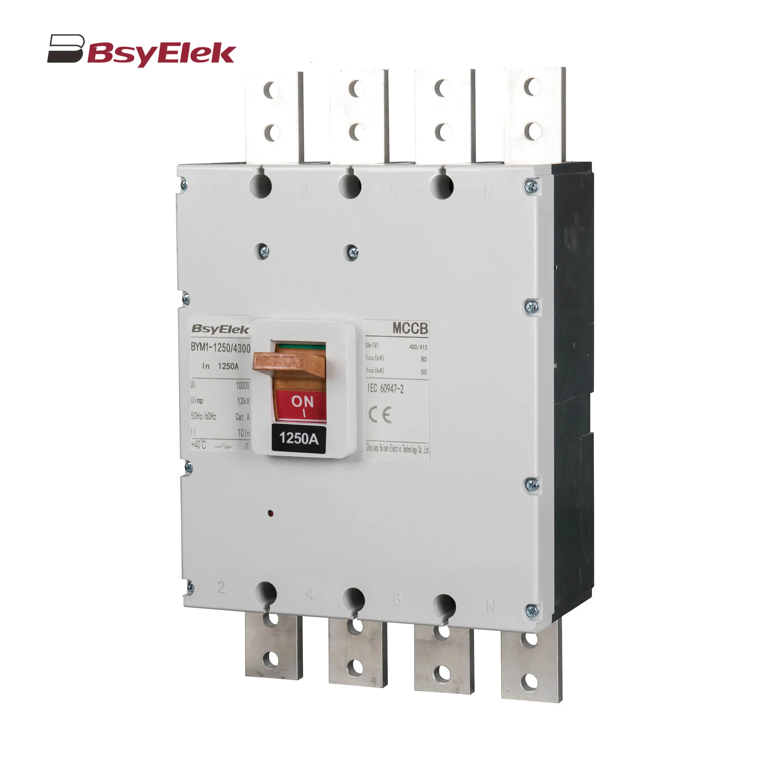 BYM1 MCCB Thermal Magnetic AC Molded Case Circuit Breaker