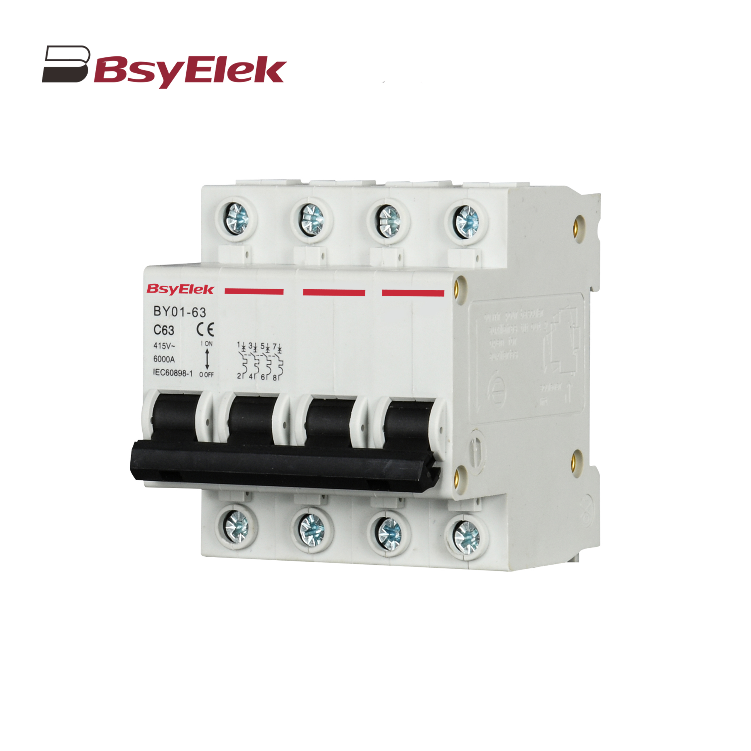 BY01-63 MCB 3kA Miniature Circuit Breaker