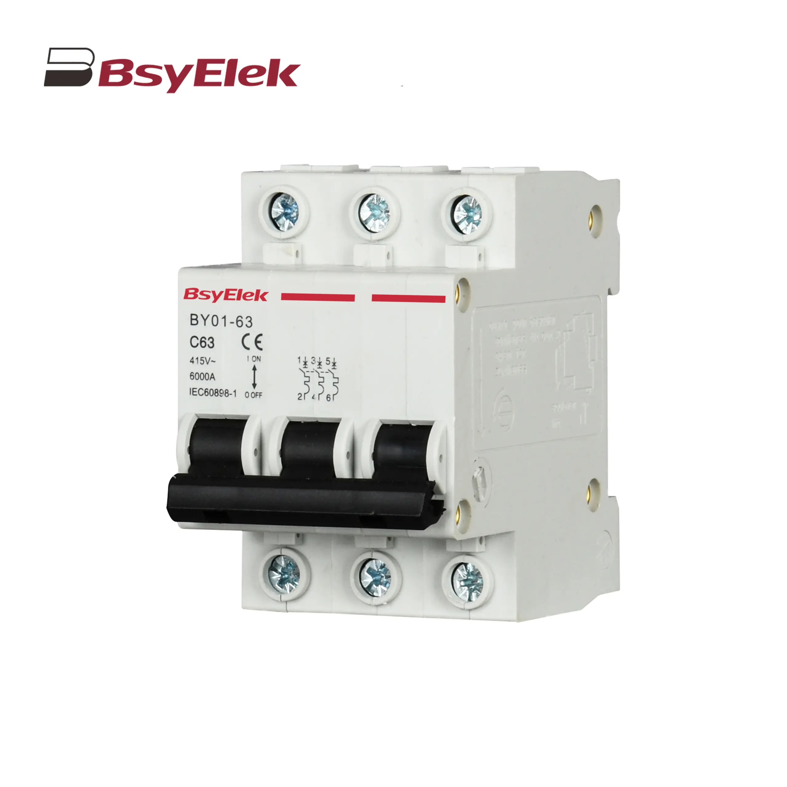 BY01-63 MCB 3kA Miniature Circuit Breaker