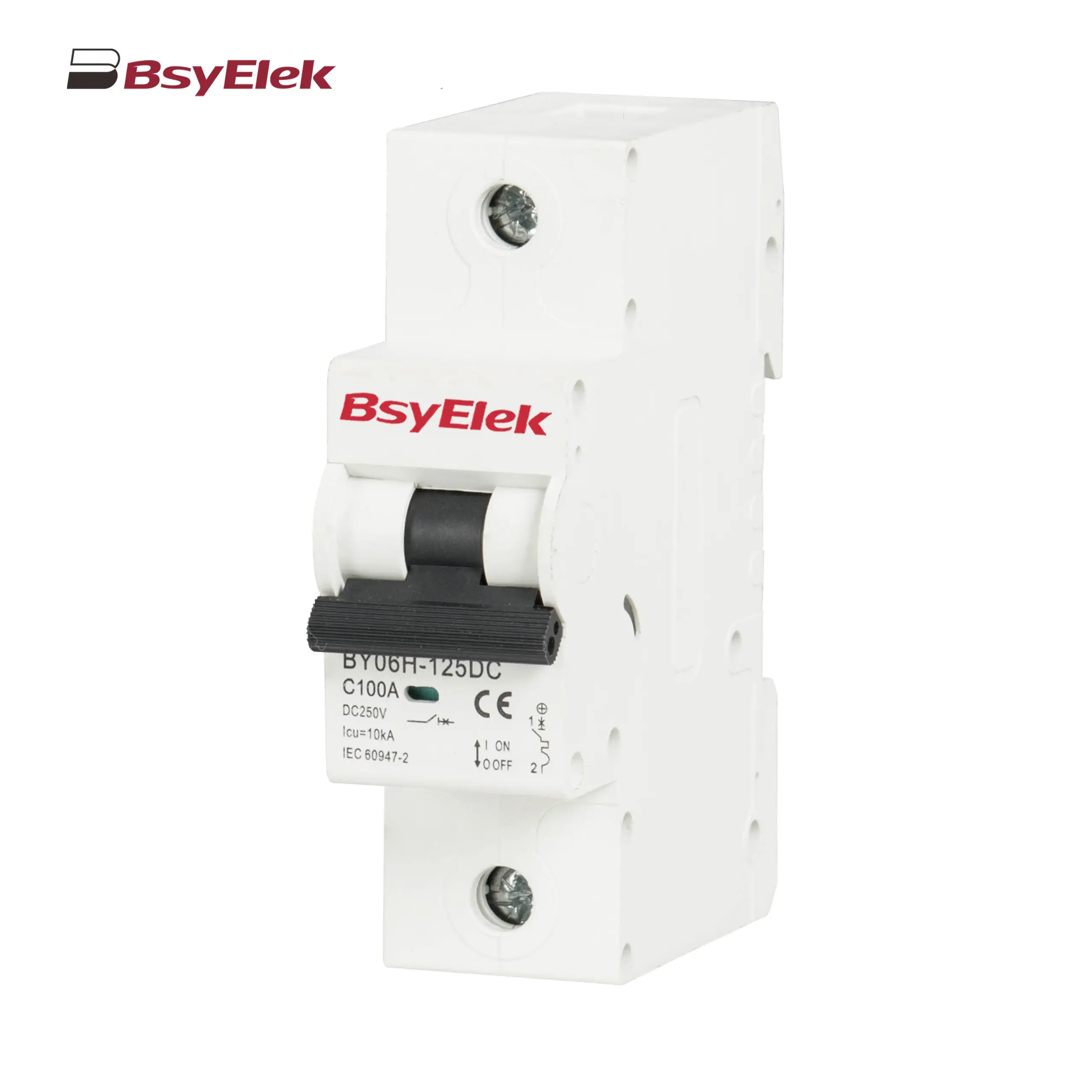 BY06H-125DC MCB 10-15kA DC Miniature Circuit Breaker