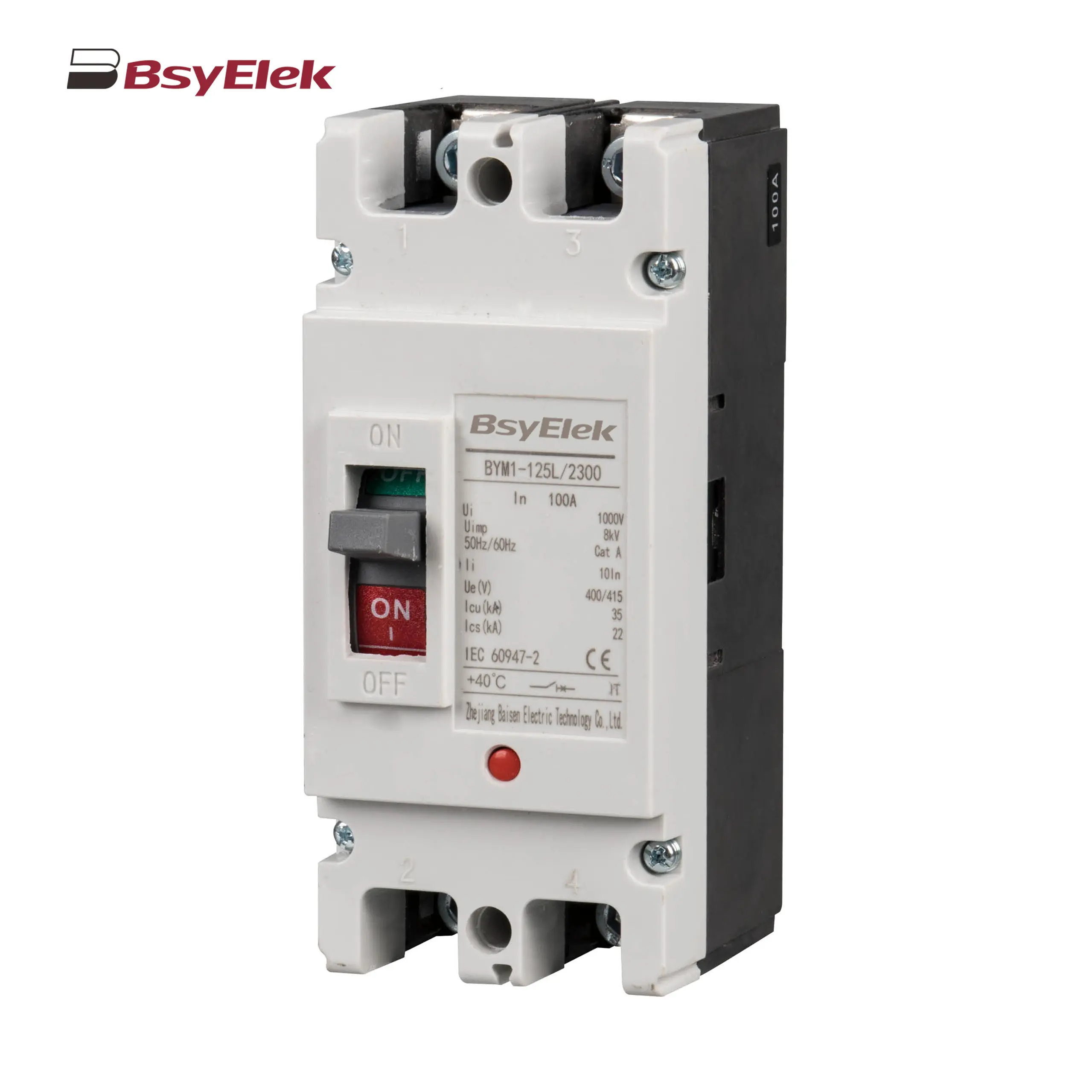 BYM1 MCCB Thermal Magnetic AC Molded Case Circuit Breaker