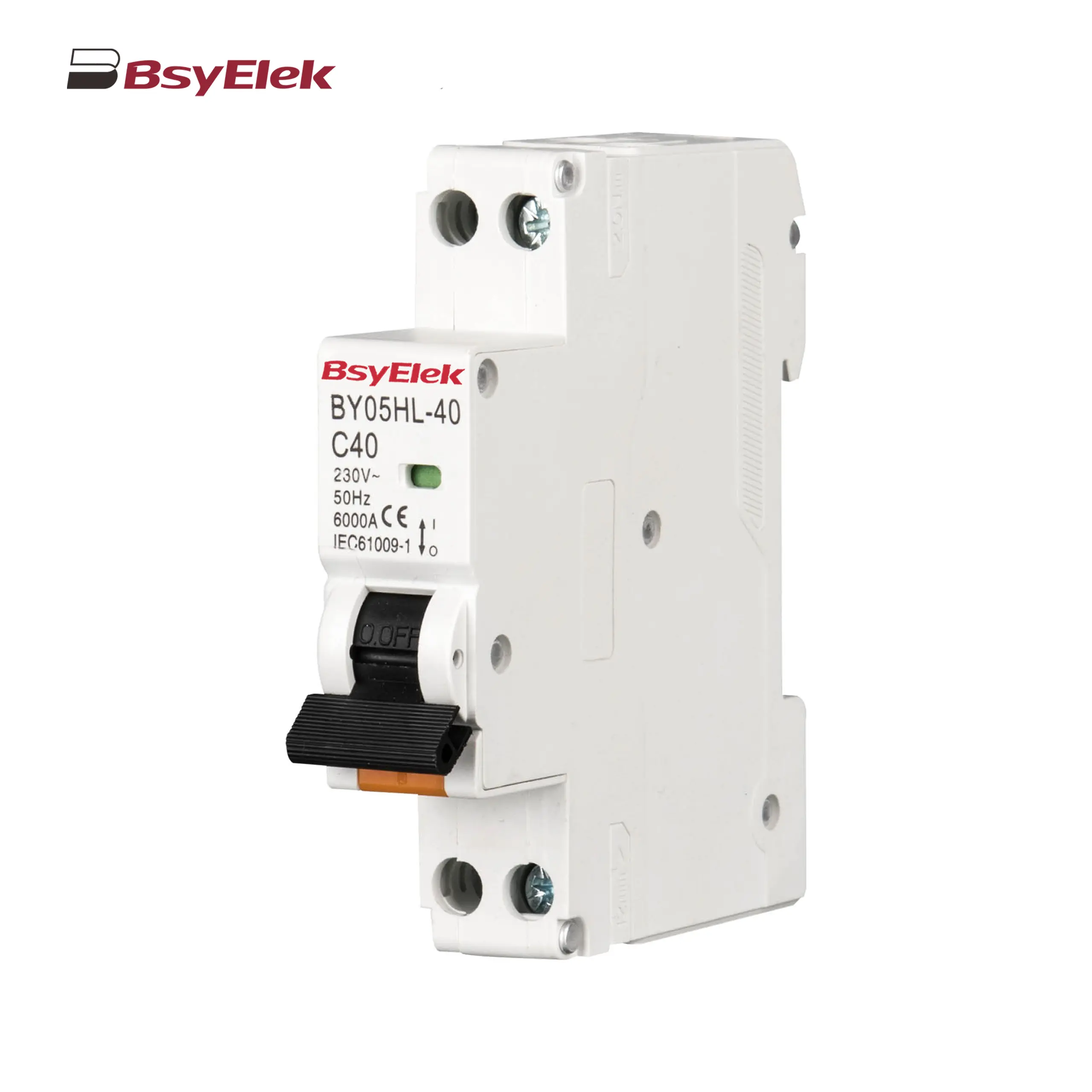 BY05HL-40 RCBO 6KA Residual Current Circuit Breaker with Over-current Protection