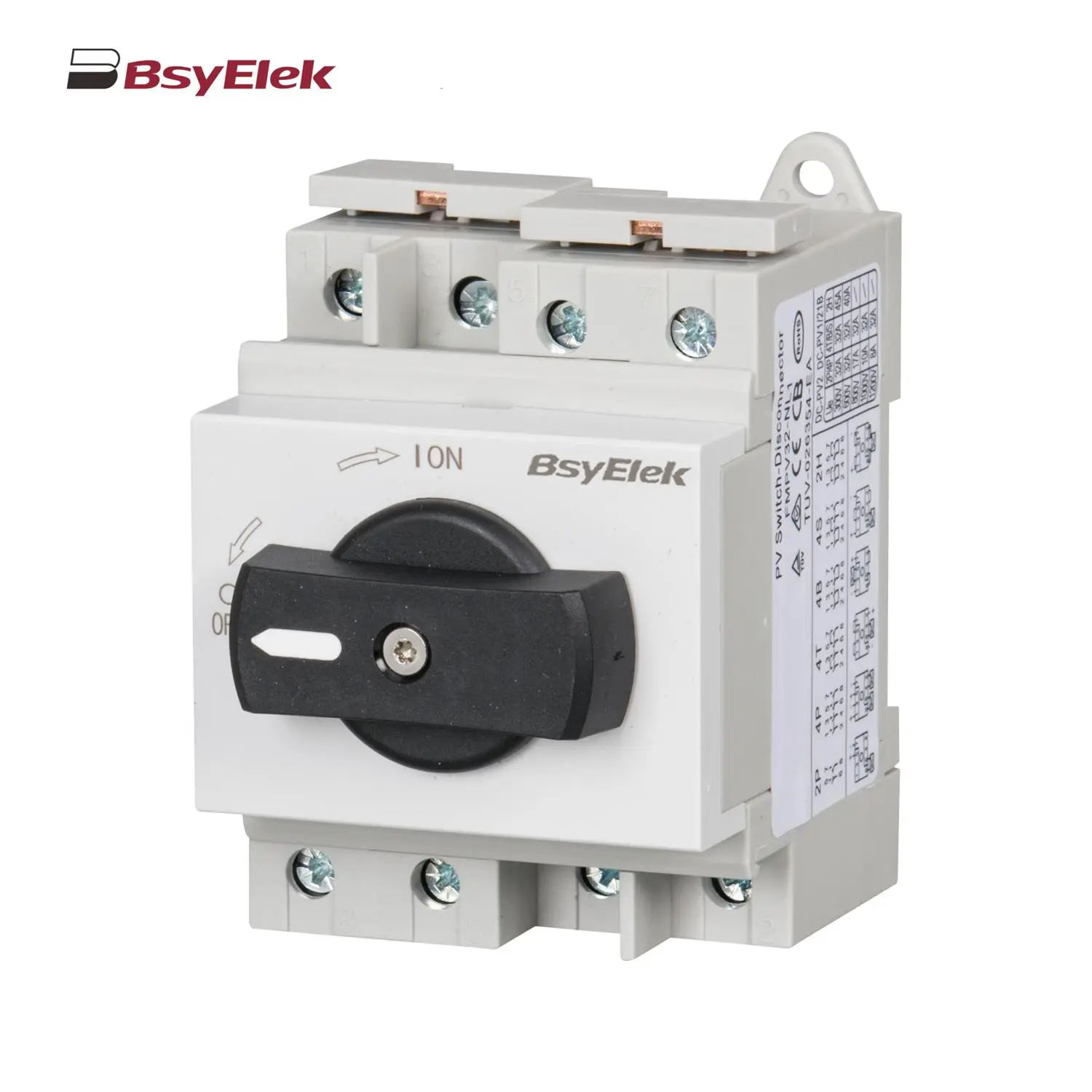 BYPV-NL1/T PV Isolator Switch with Ultra-thin Lever Handle