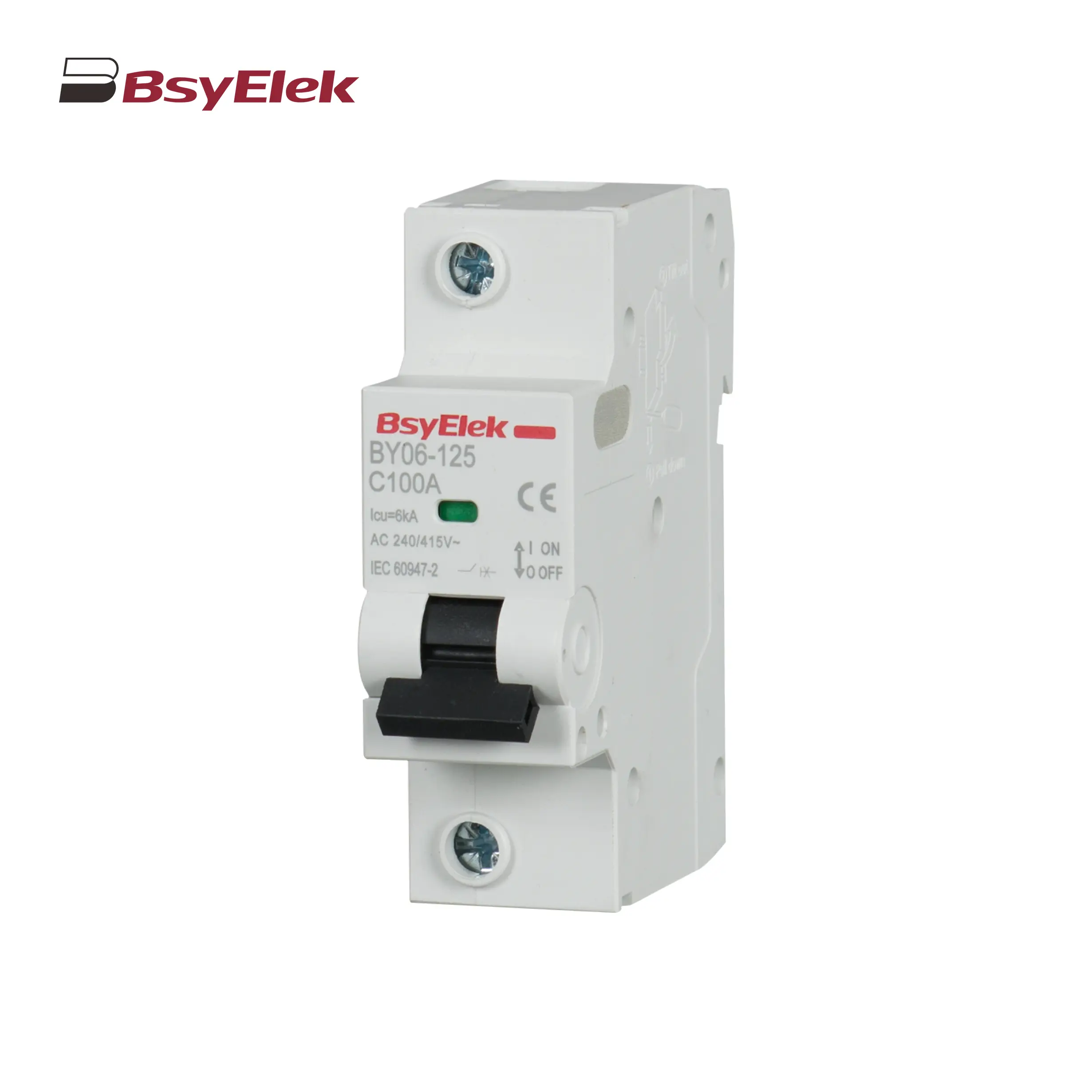 BY06-125 MCB 6KA Miniature Circuit Breaker