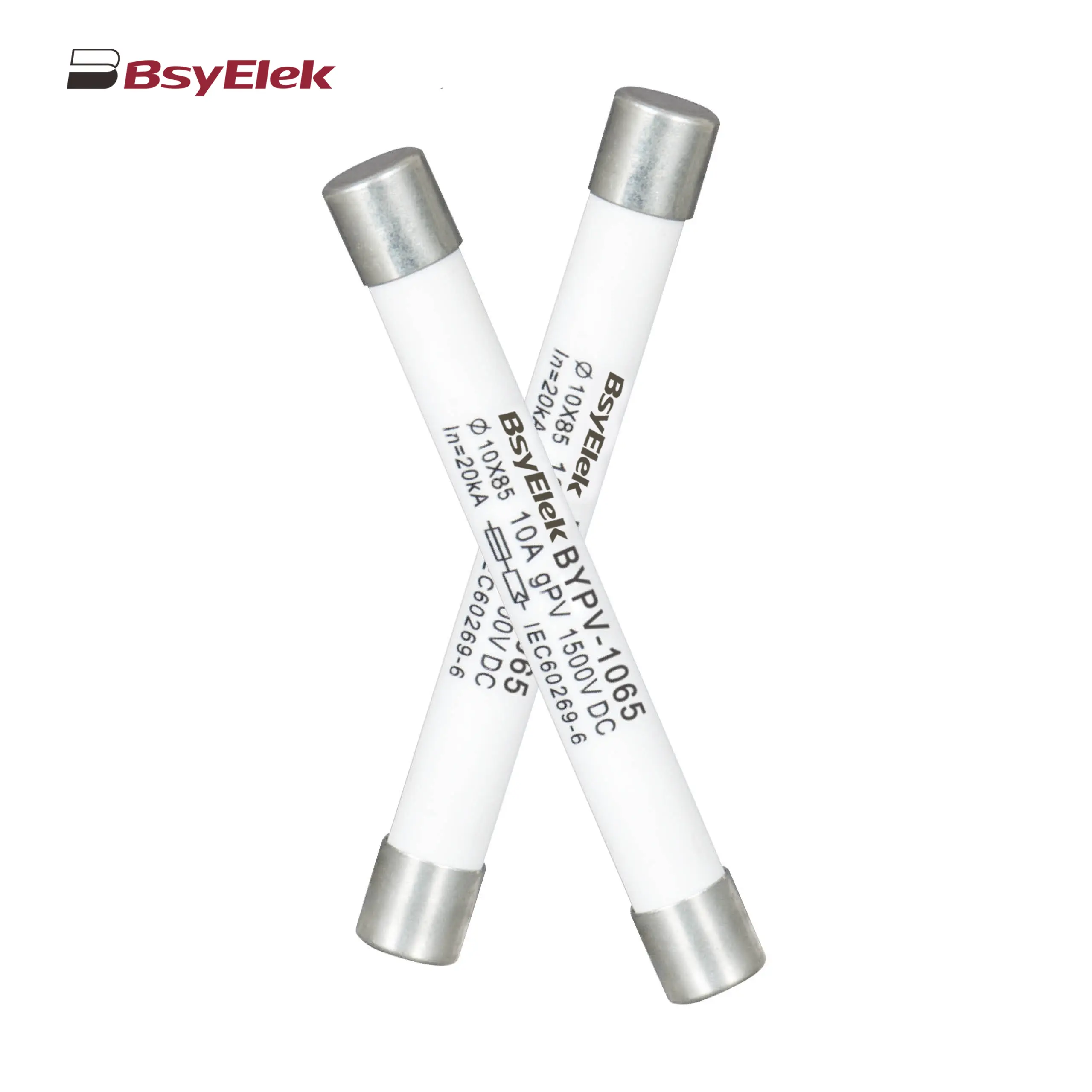 BYPV-63 1500VDC 50A Fuse Holder with 10x85mm 14x85mm Fuse Link