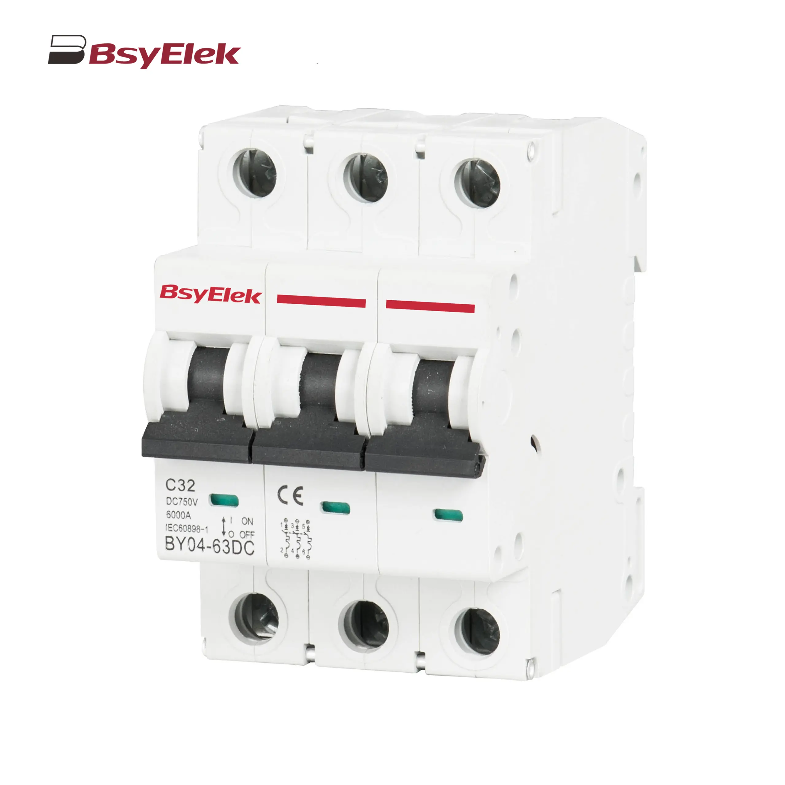 BY04-63DC MCB 6-10kA DC Miniature Circuit Breaker