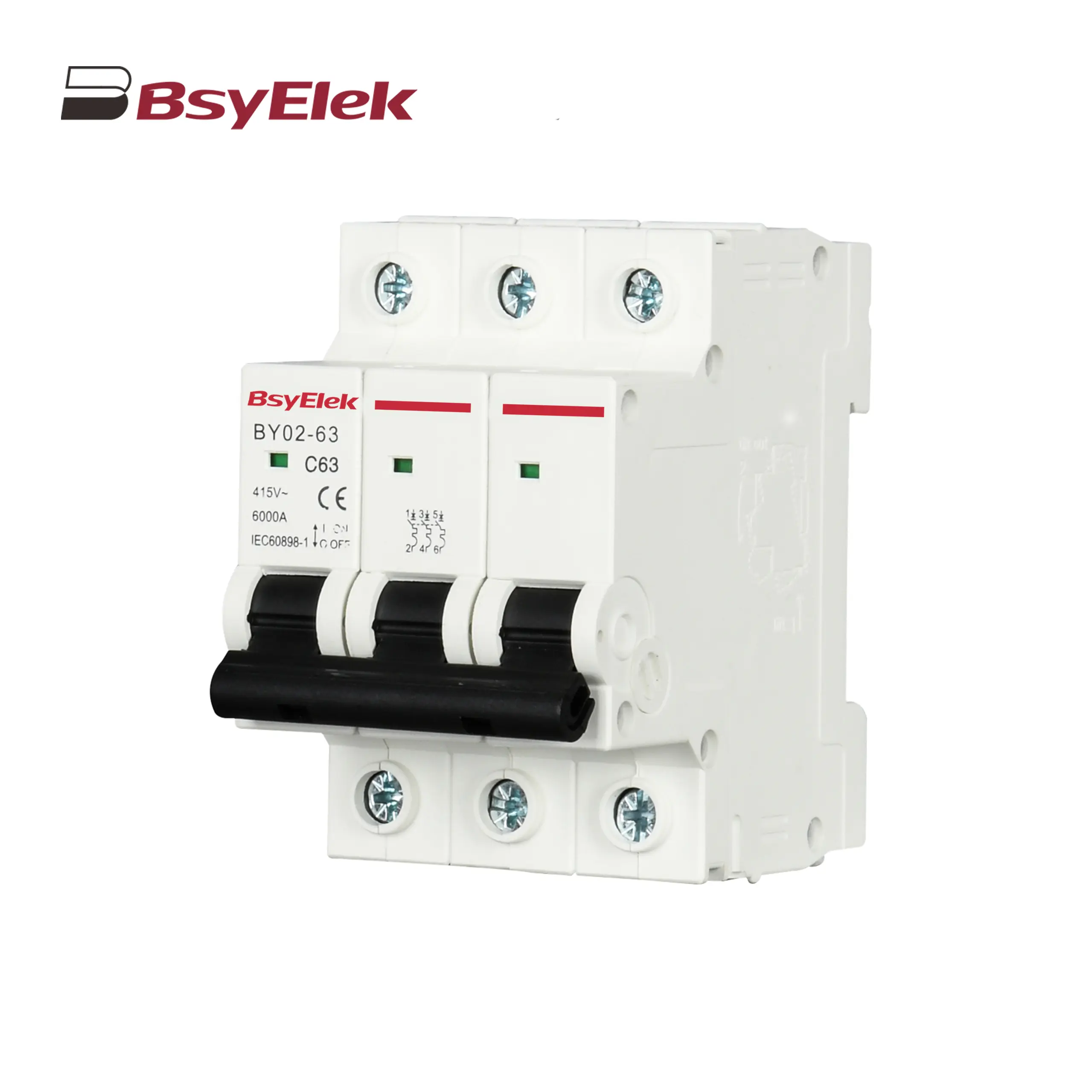 BY02-63 MCB 3kA Miniature Circuit Breaker