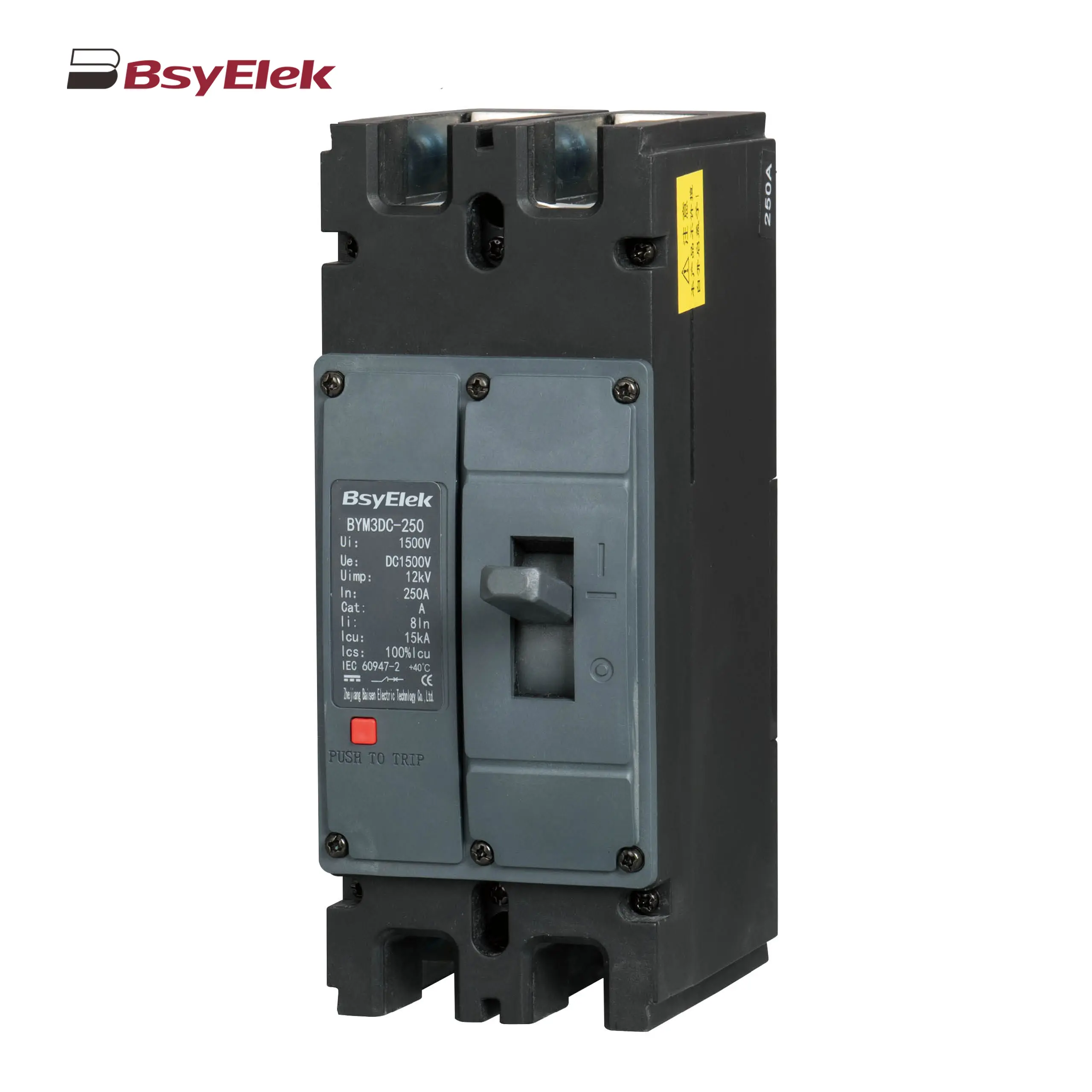 BYM3DC MCCB Photovoltaic DC Molded Case Circuit Breaker