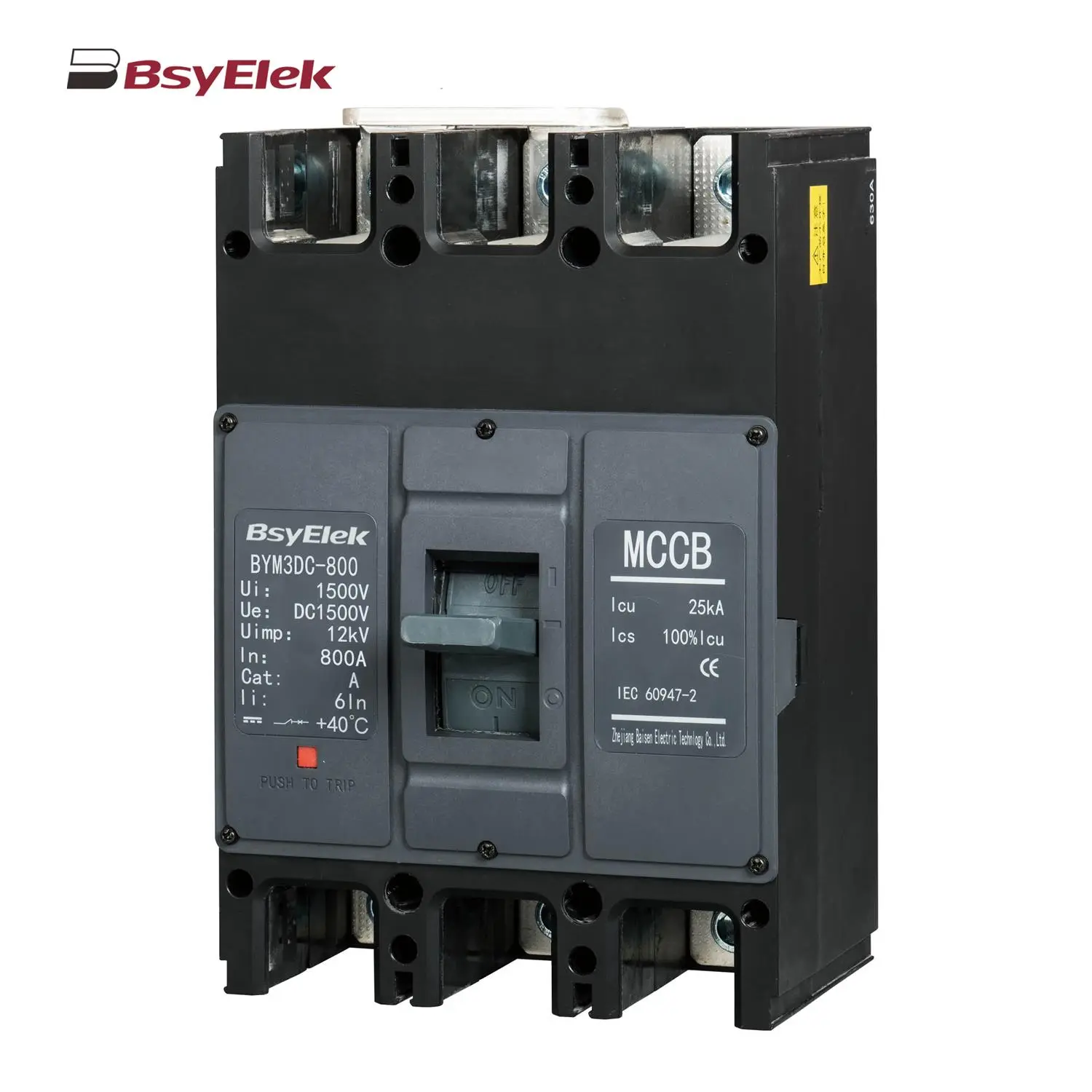 BYM3DC MCCB Photovoltaic DC Molded Case Circuit Breaker