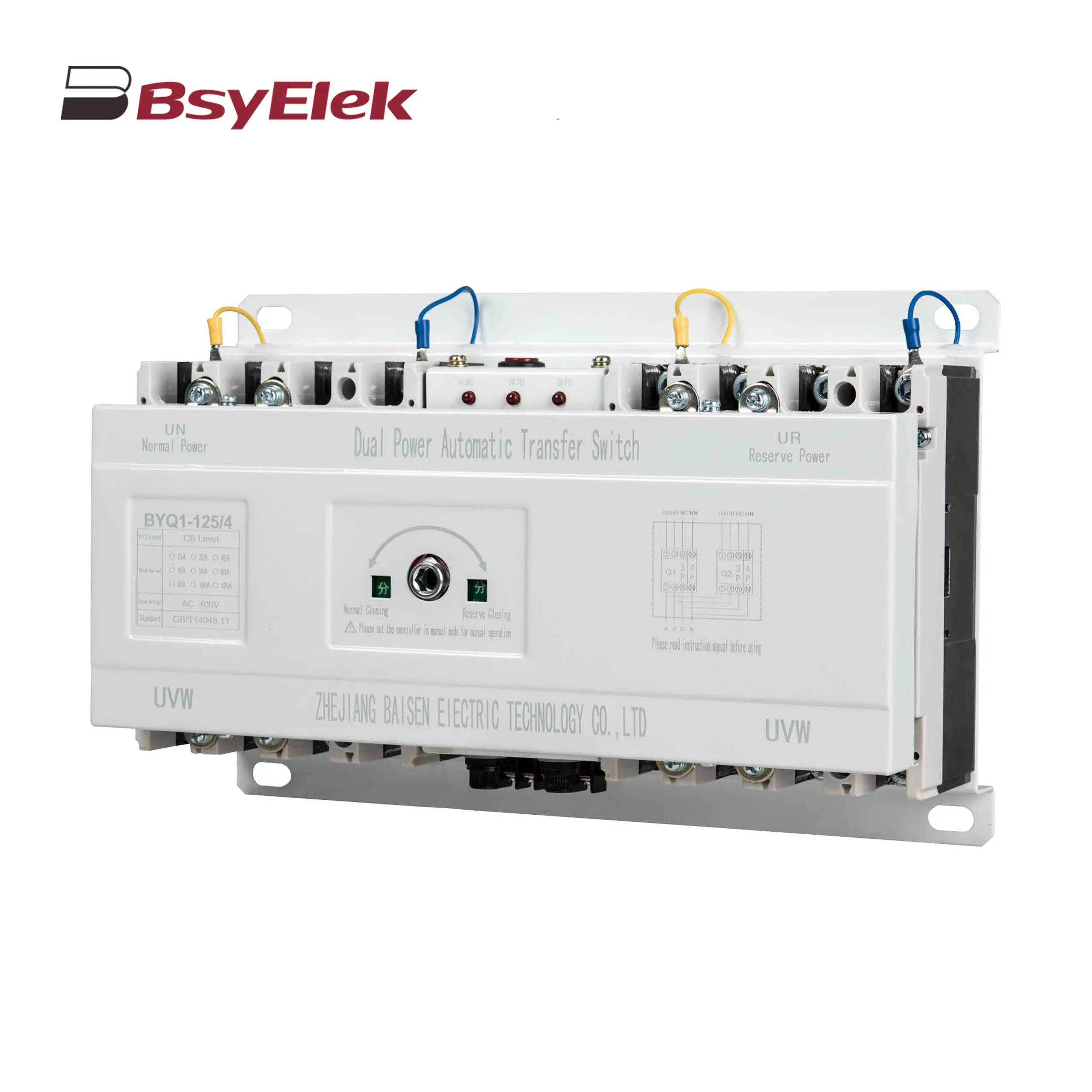 BYQ1 ATS End Type CB Level Dual Power Automatic Transfer Switch