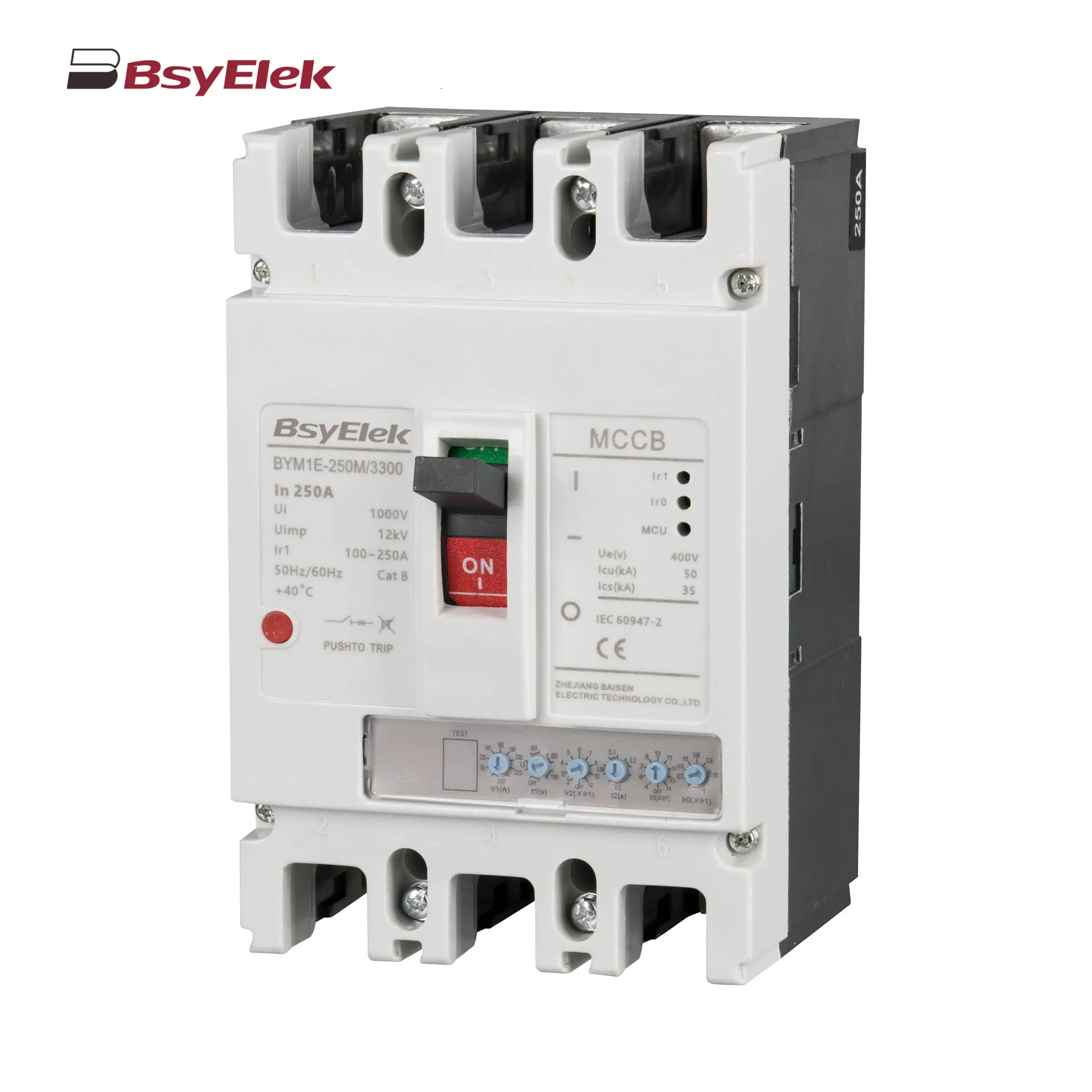 BYM1E MCCB Electronic Type Molded Case Circuit Breaker