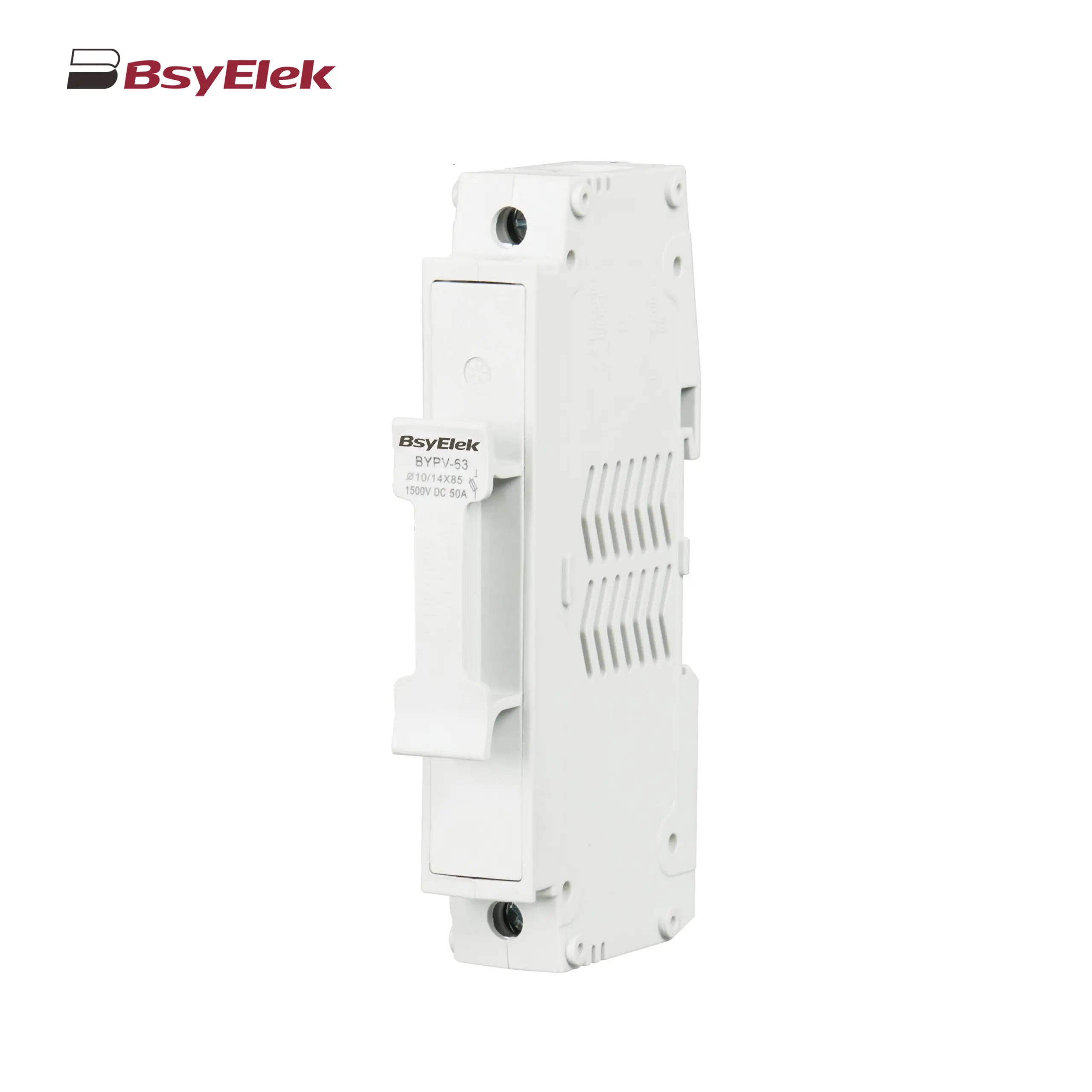 BYPV-63 1500VDC 50A Fuse Holder with 10x85mm 14x85mm Fuse Link