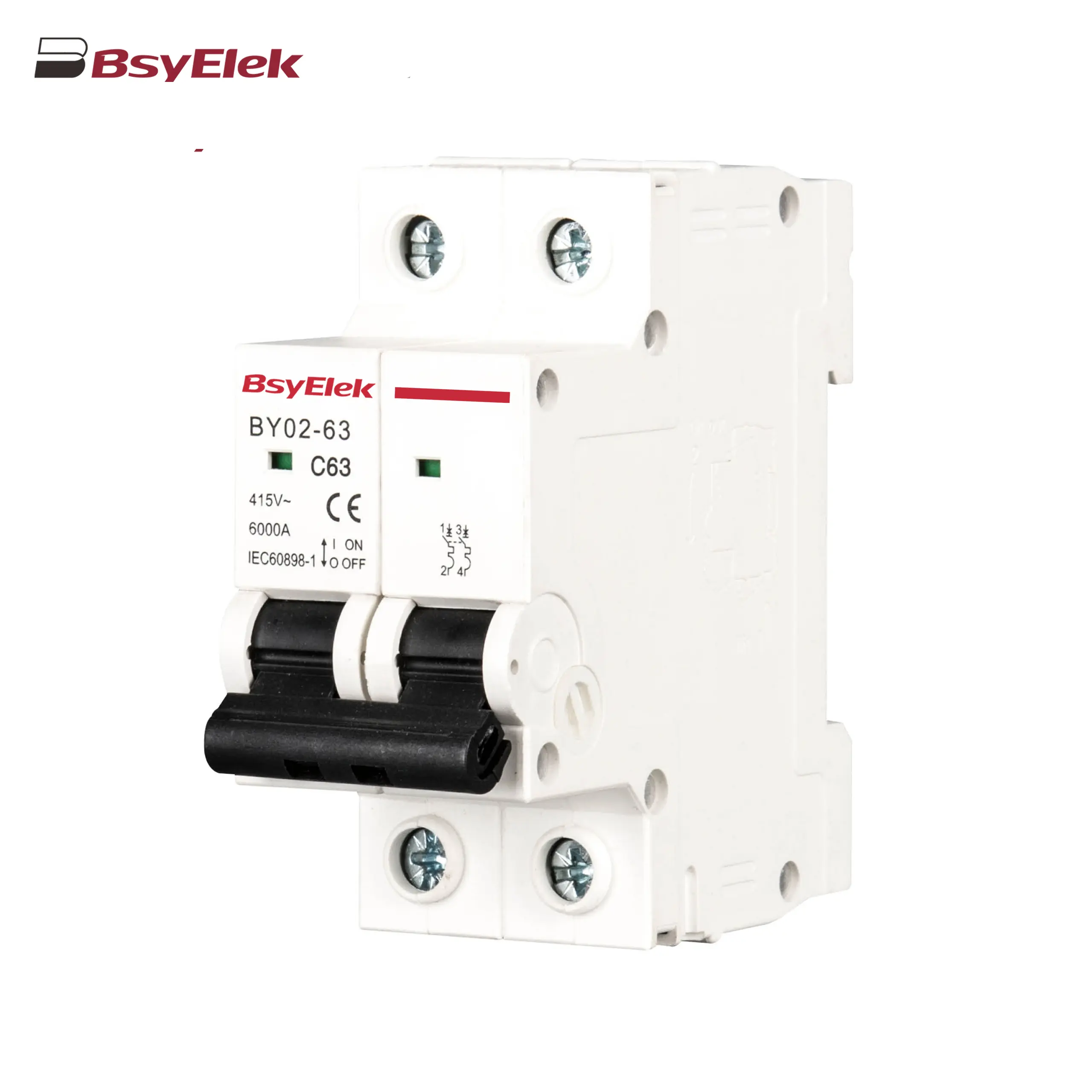 BY02-63 MCB 3kA Miniature Circuit Breaker