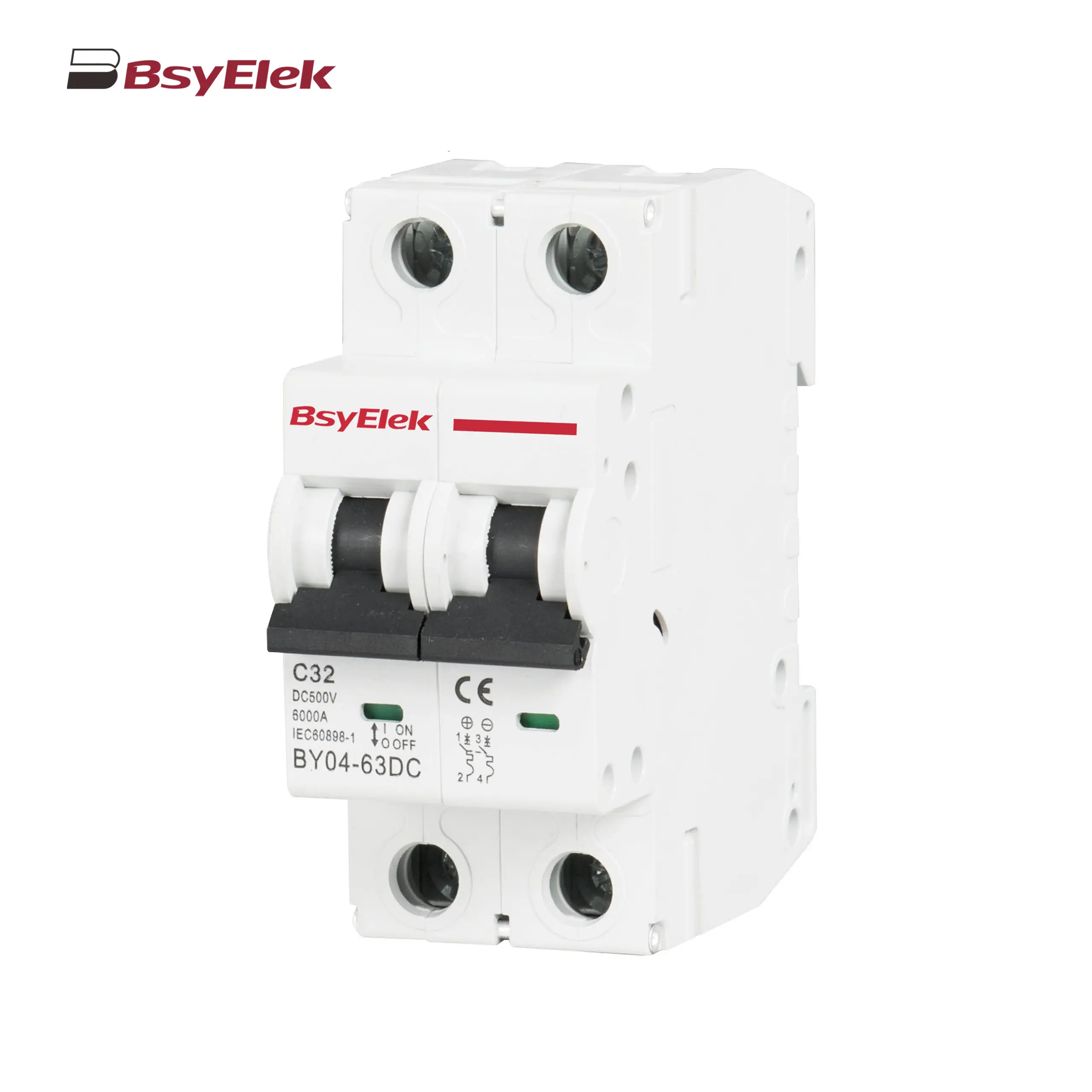 BY04-63DC MCB 6-10kA DC Miniature Circuit Breaker
