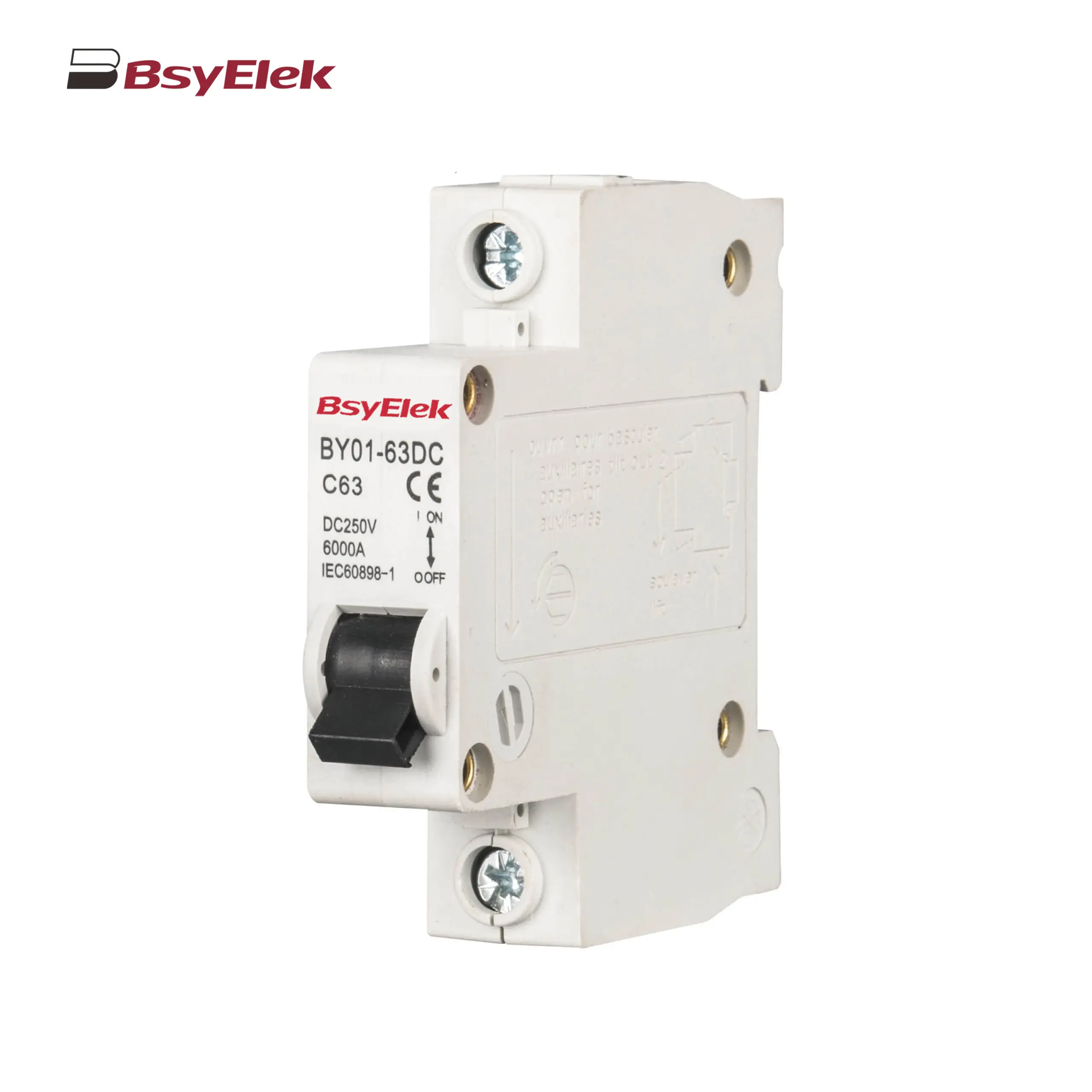 BY01-63DC MCB 3kA DC Miniature Circuit Breaker