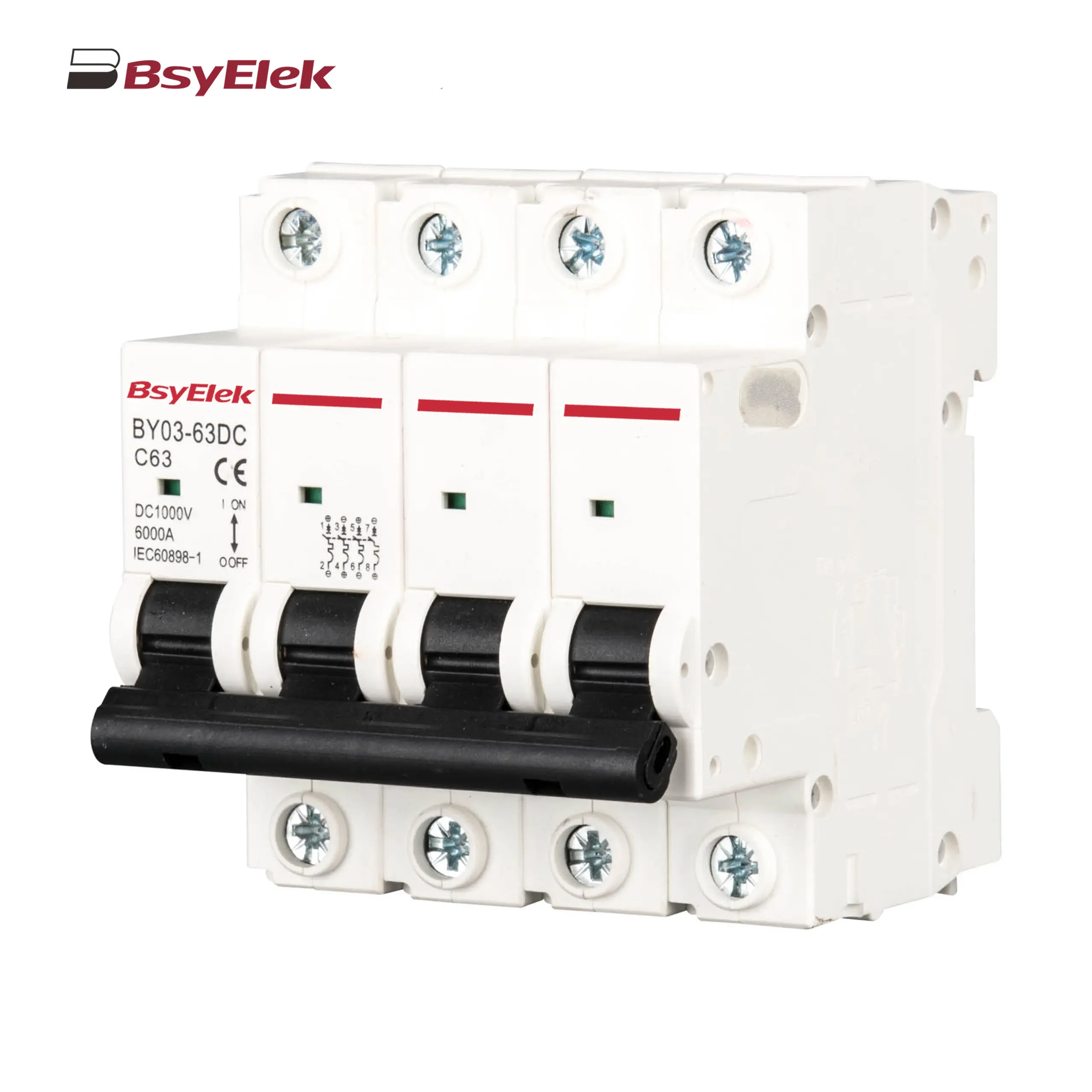 BY03-63DC MCB 4.5kA DC Miniature Circuit Breaker