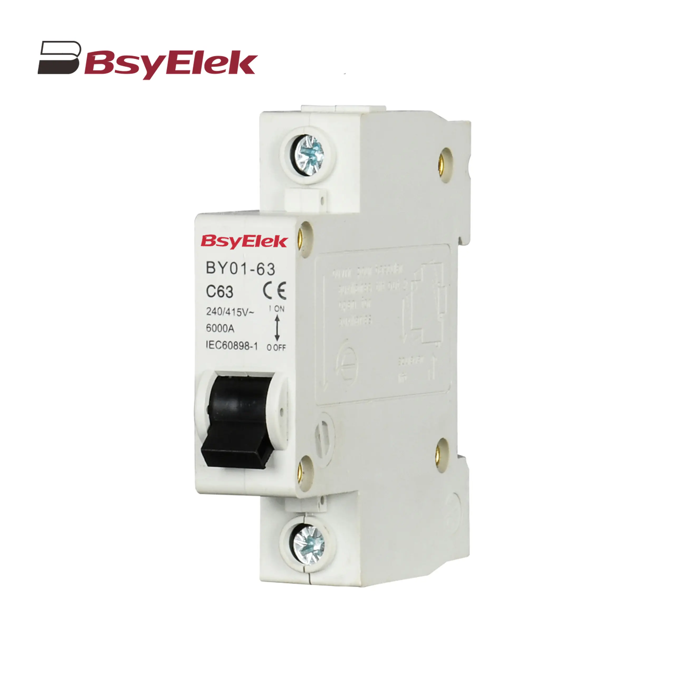 BY01-63 MCB 3kA Miniature Circuit Breaker
