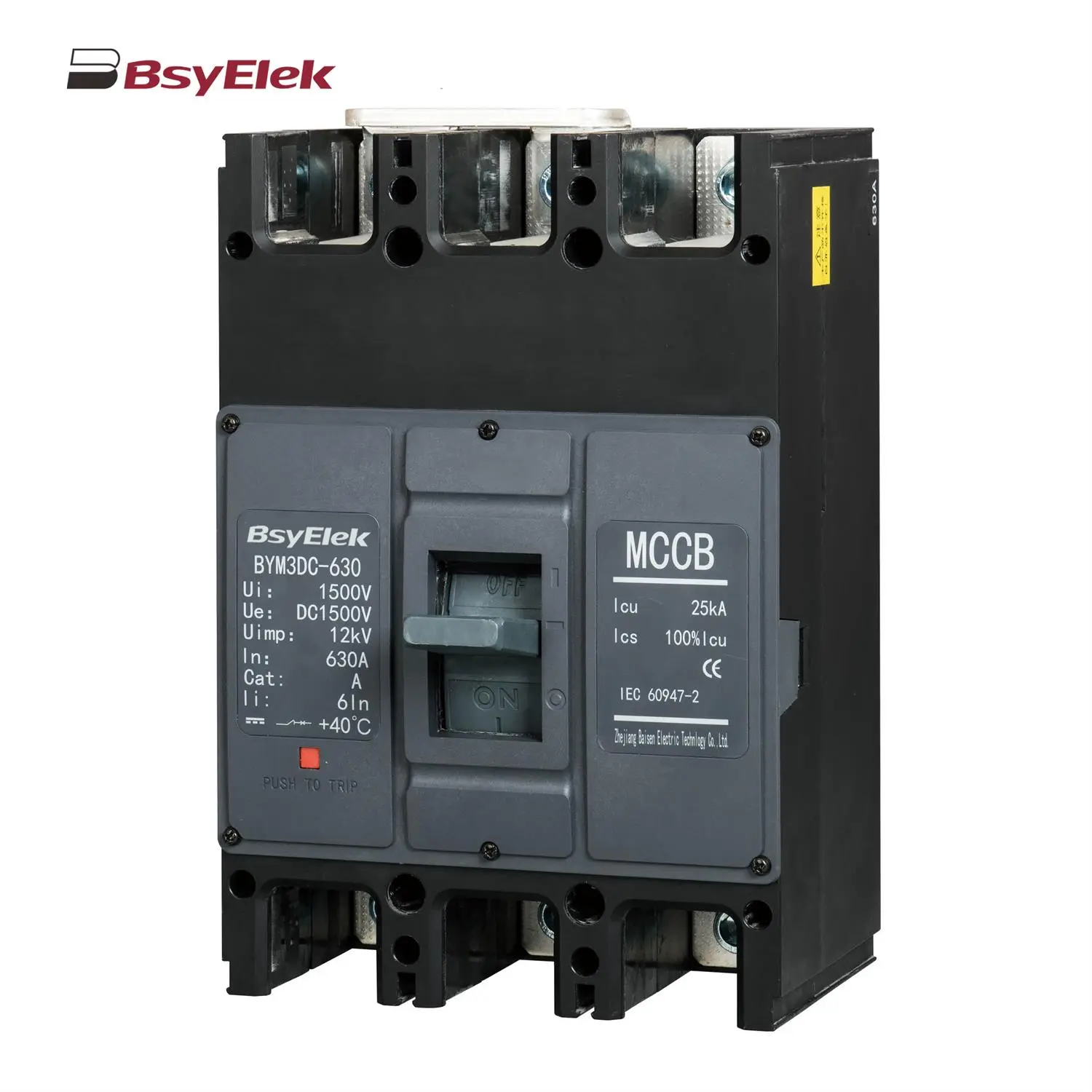 BYM3DC MCCB Photovoltaic DC Molded Case Circuit Breaker