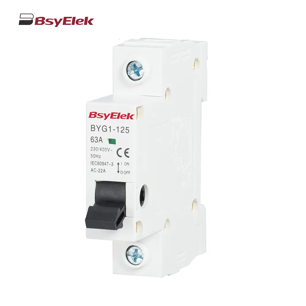 BYG1-125 Main Switch MCB Isolator Switch