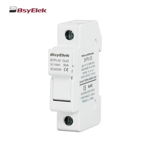 High-performance 1000V DC fuse holder optimizes solar photovoltaic system protection