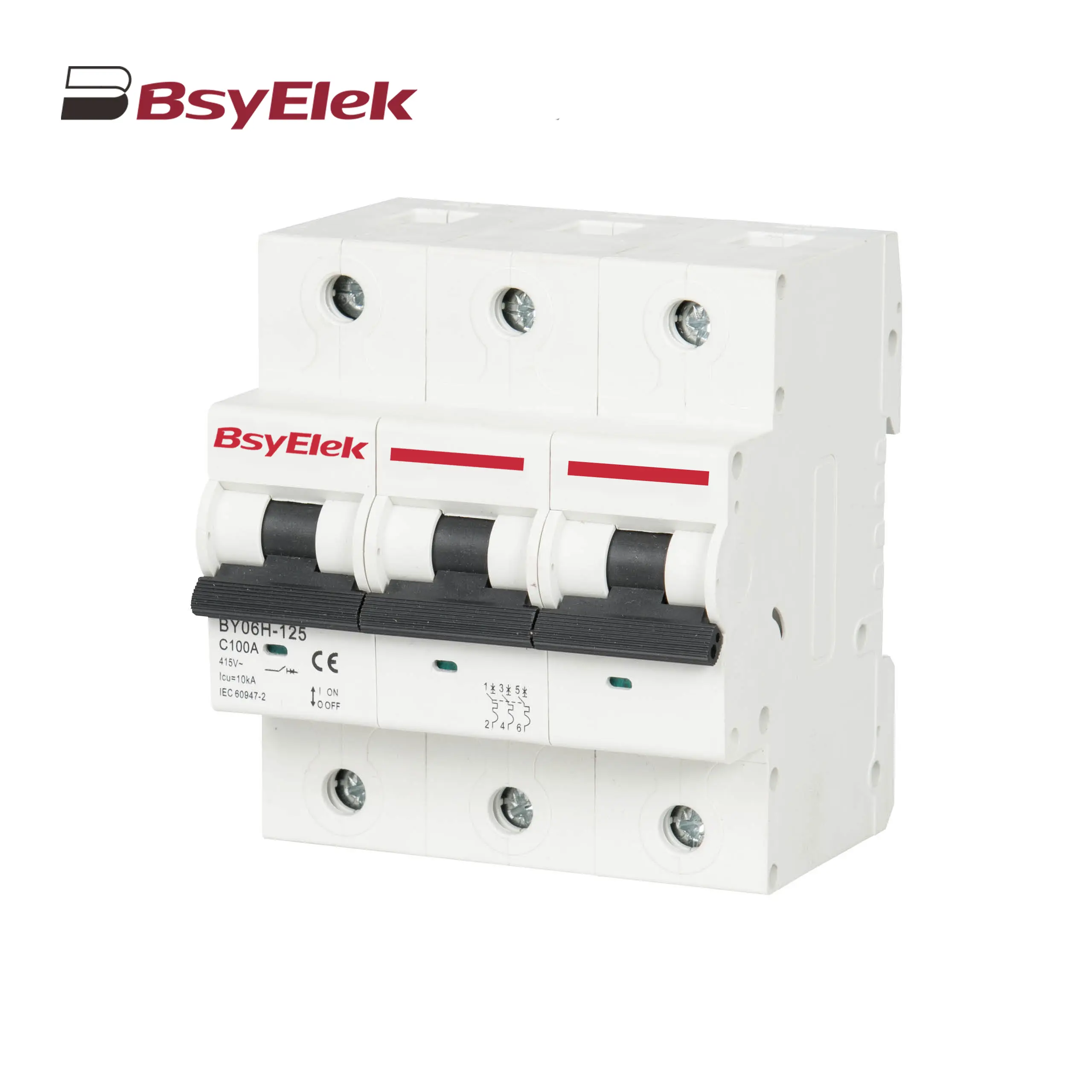 BY06H-125 MCB 10-15KA Miniature Circuit Breaker