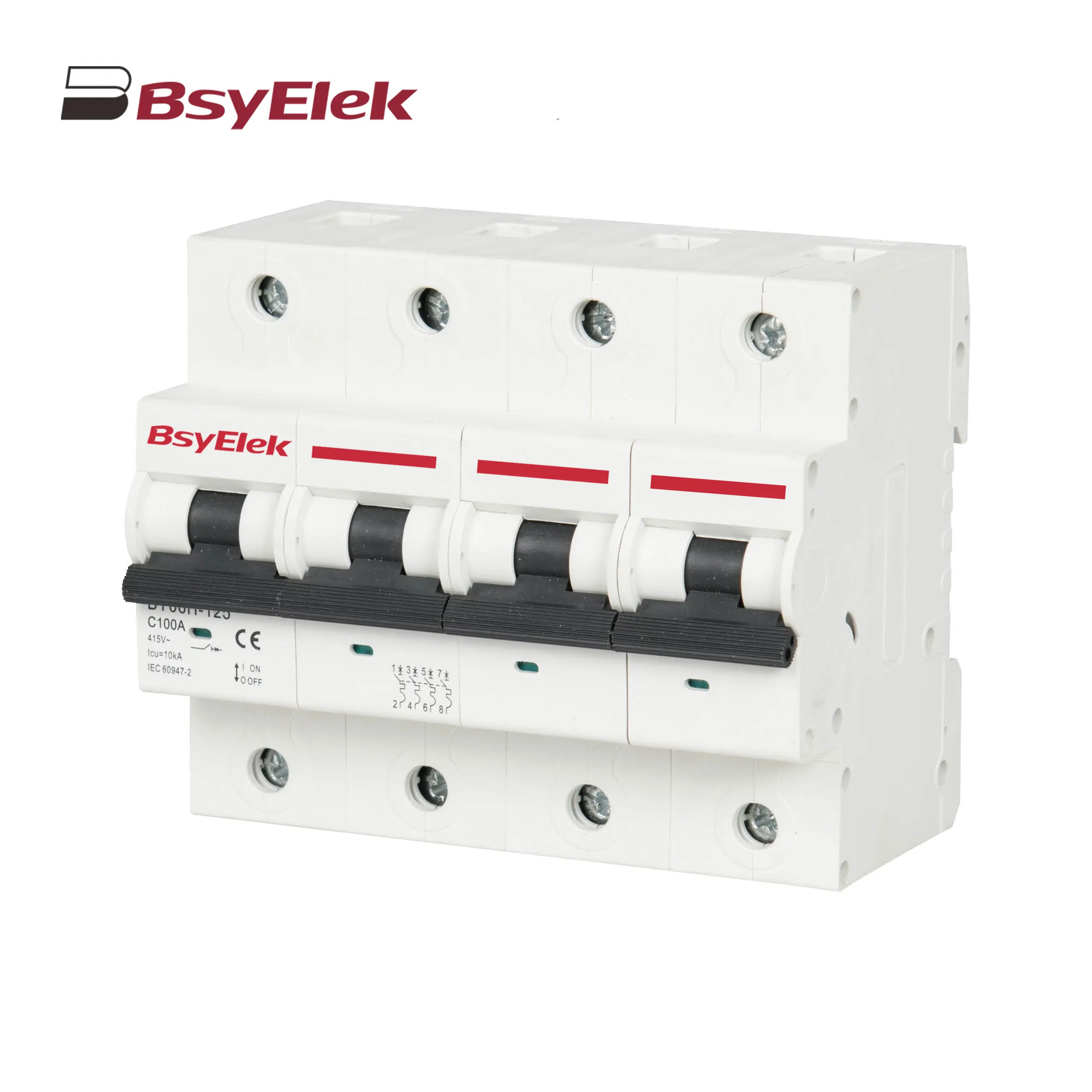 BY06H-125 MCB 10-15KA Miniature Circuit Breaker