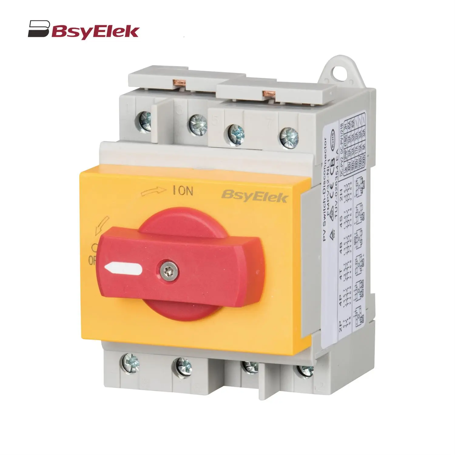 BYPV-NL1/T PV Isolator Switch with Ultra-thin Lever Handle