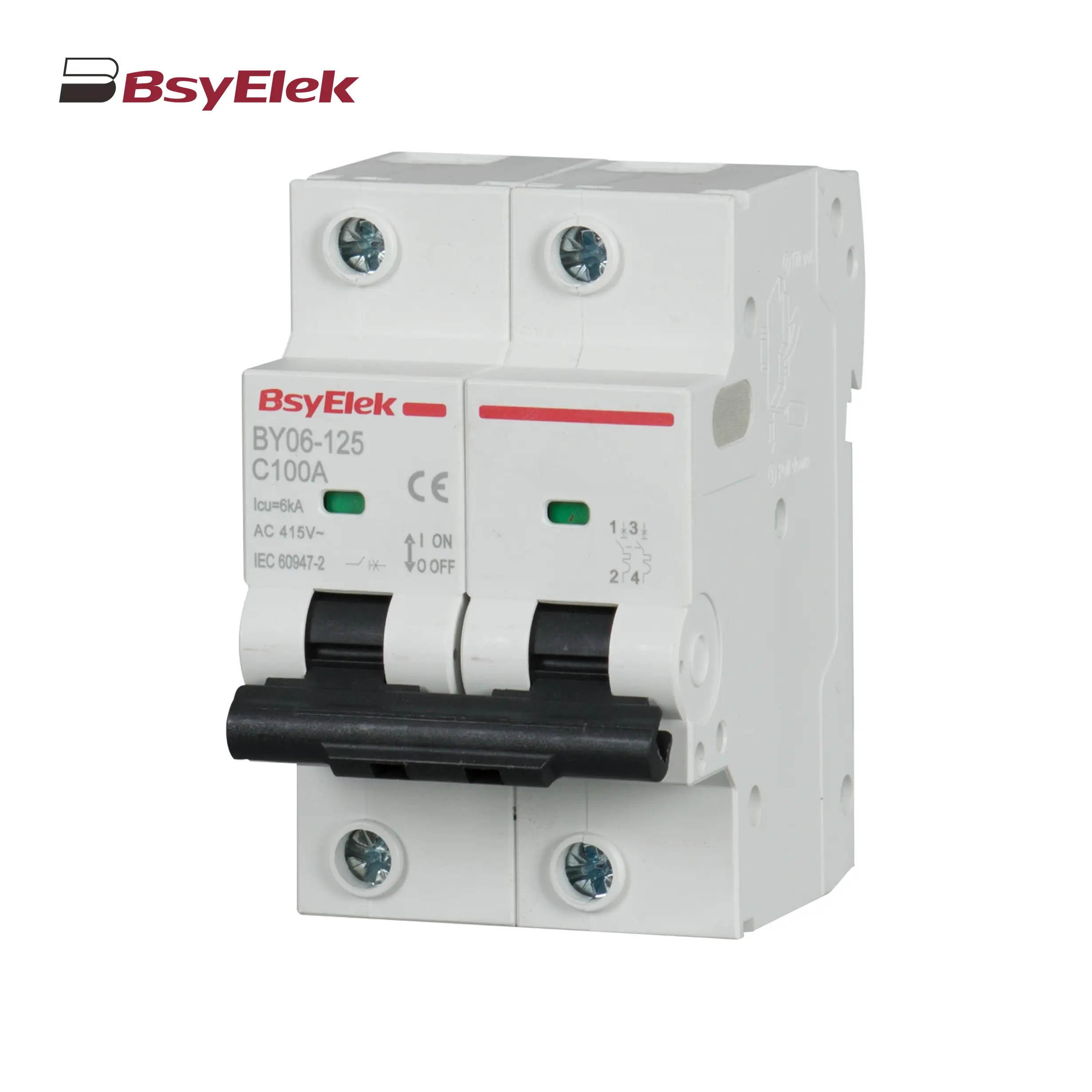 BY06-125 MCB 6KA Miniature Circuit Breaker