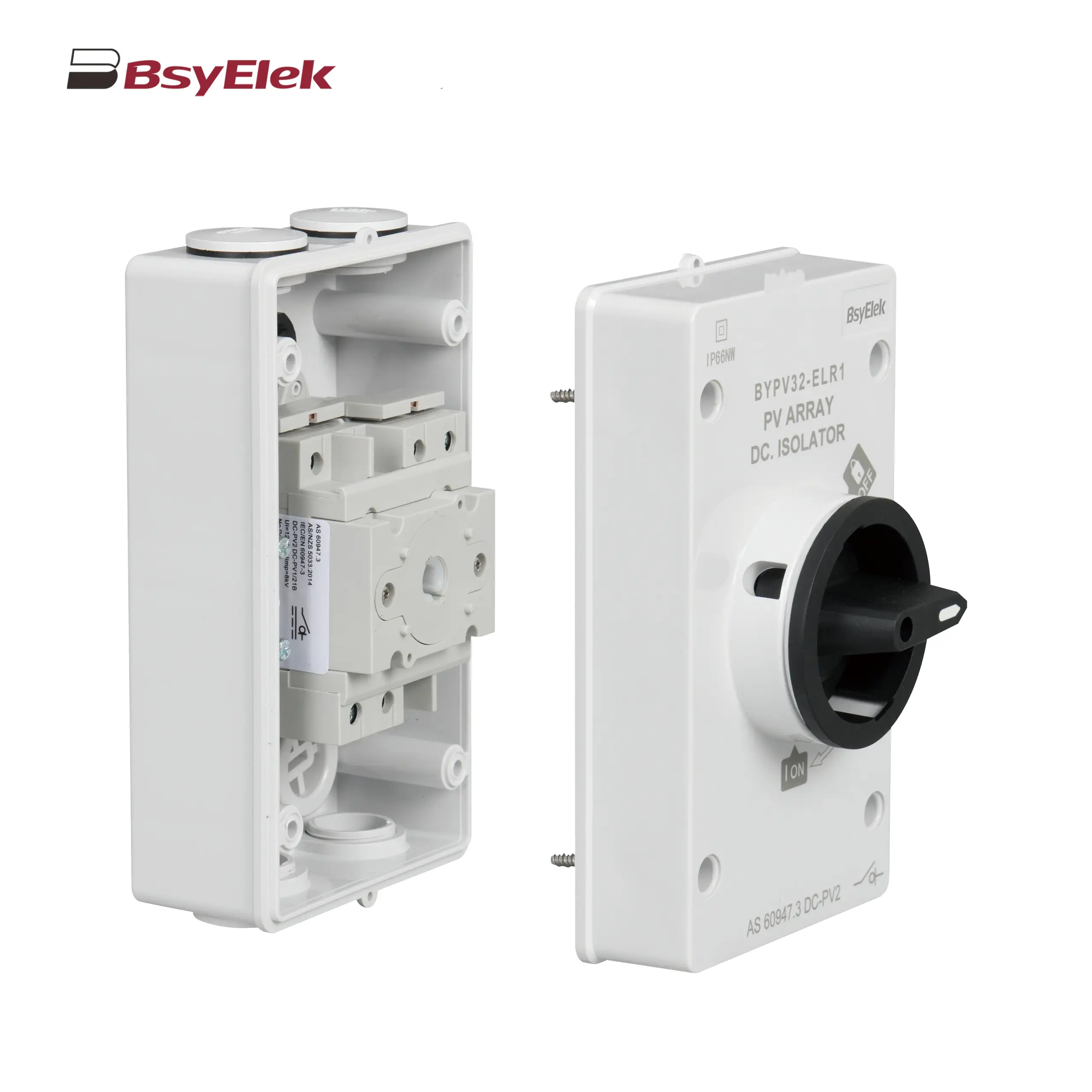 BYPV-ELR1 PV Isolator Switch with Enclosed Version
