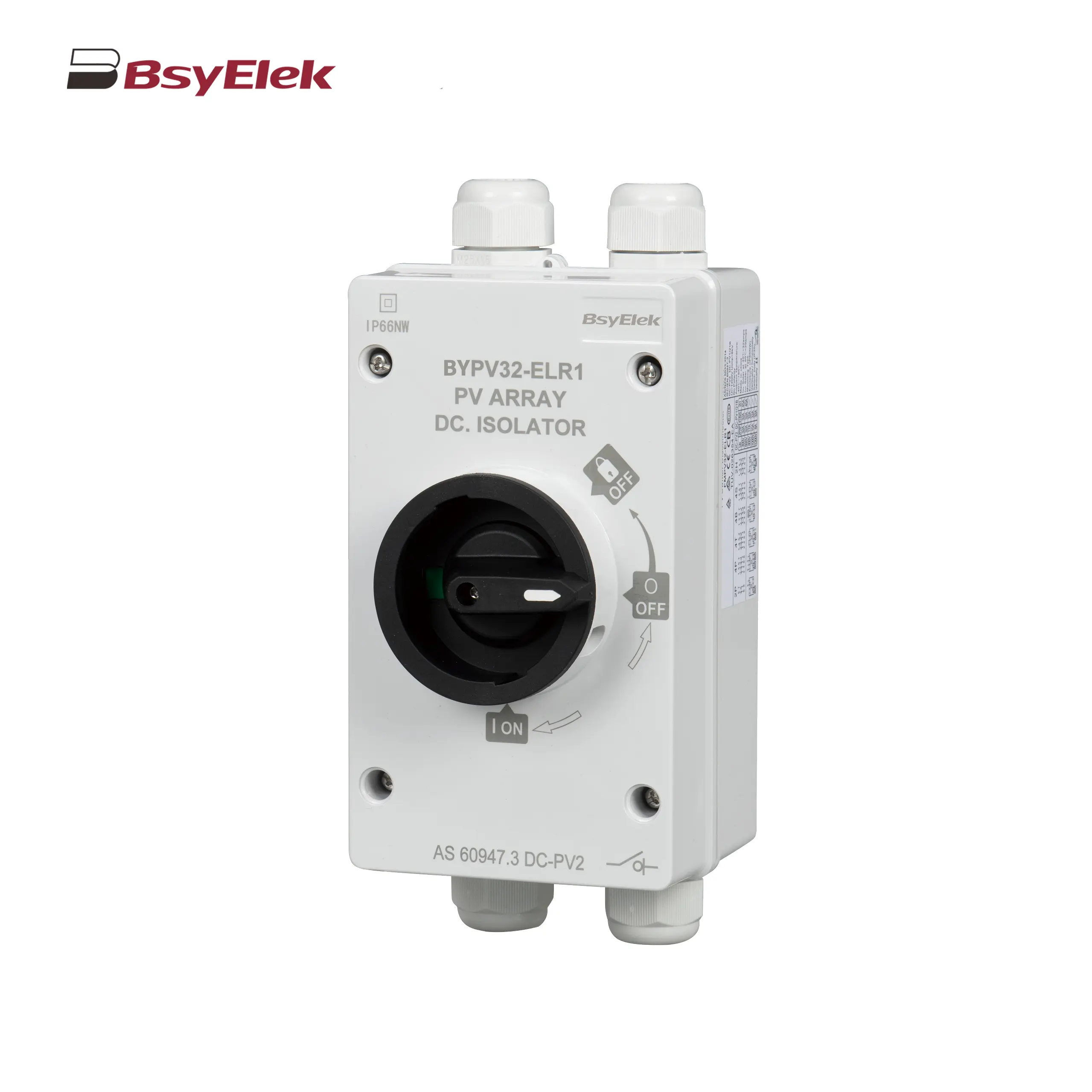 BYPV-ELR1 PV Isolator Switch with Enclosed Version
