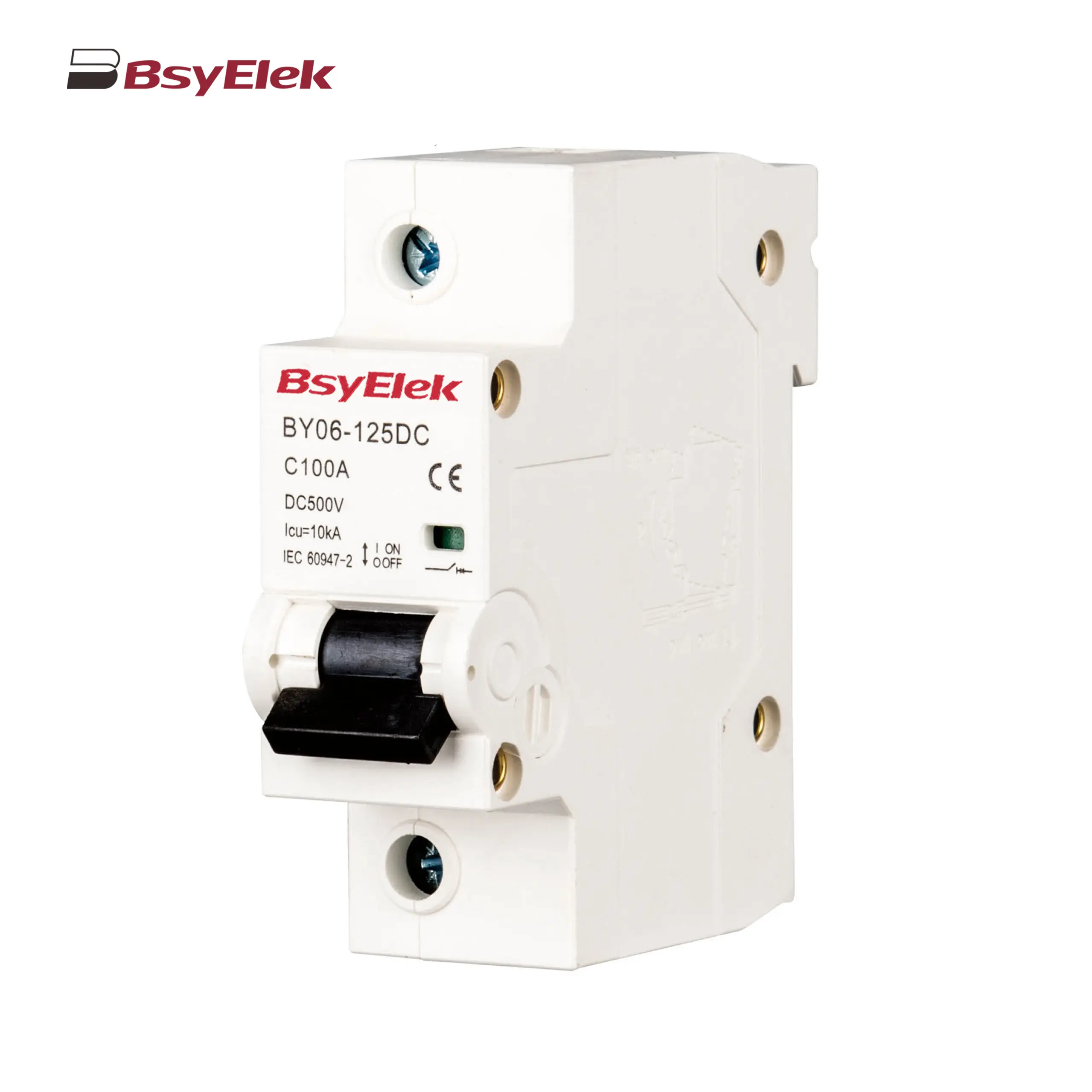 BY06-125DC MCB 6kA DC Miniature Circuit Breaker