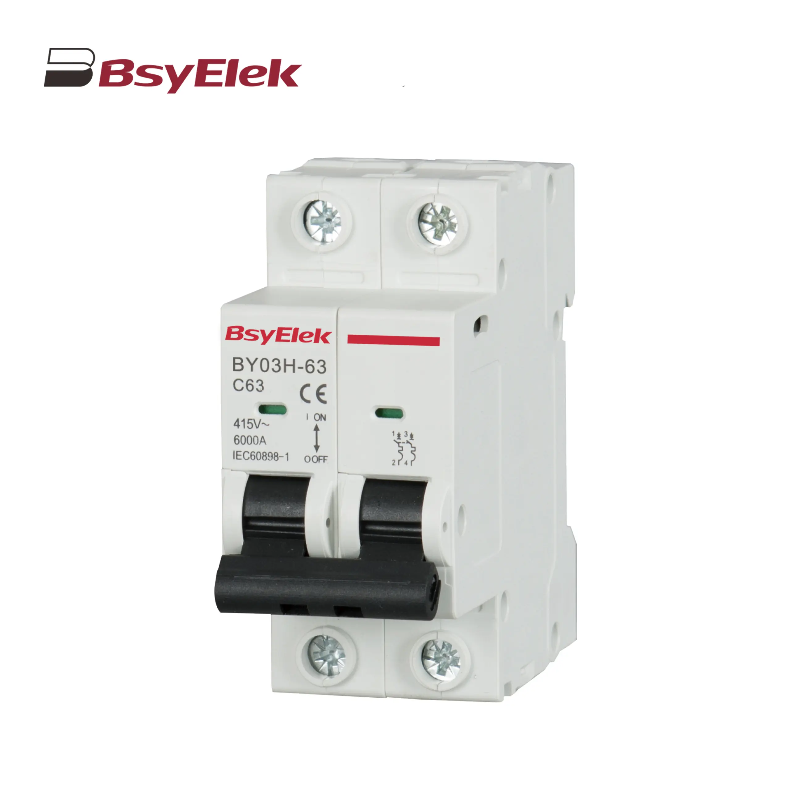 BY03H-63 MCB 6KA Miniature Circuit Breaker