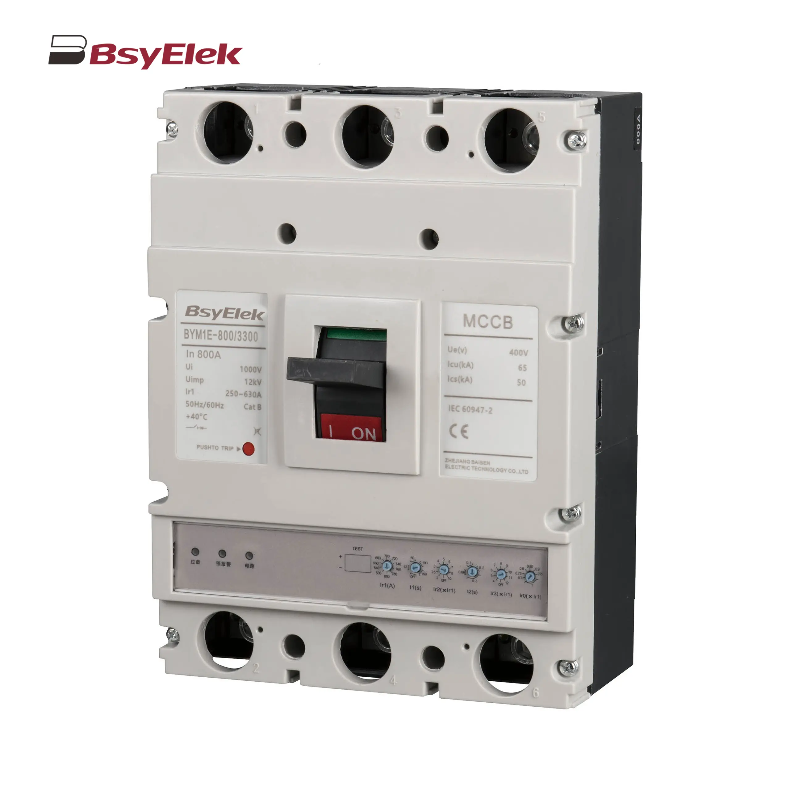 BYM1E MCCB Electronic Type Molded Case Circuit Breaker