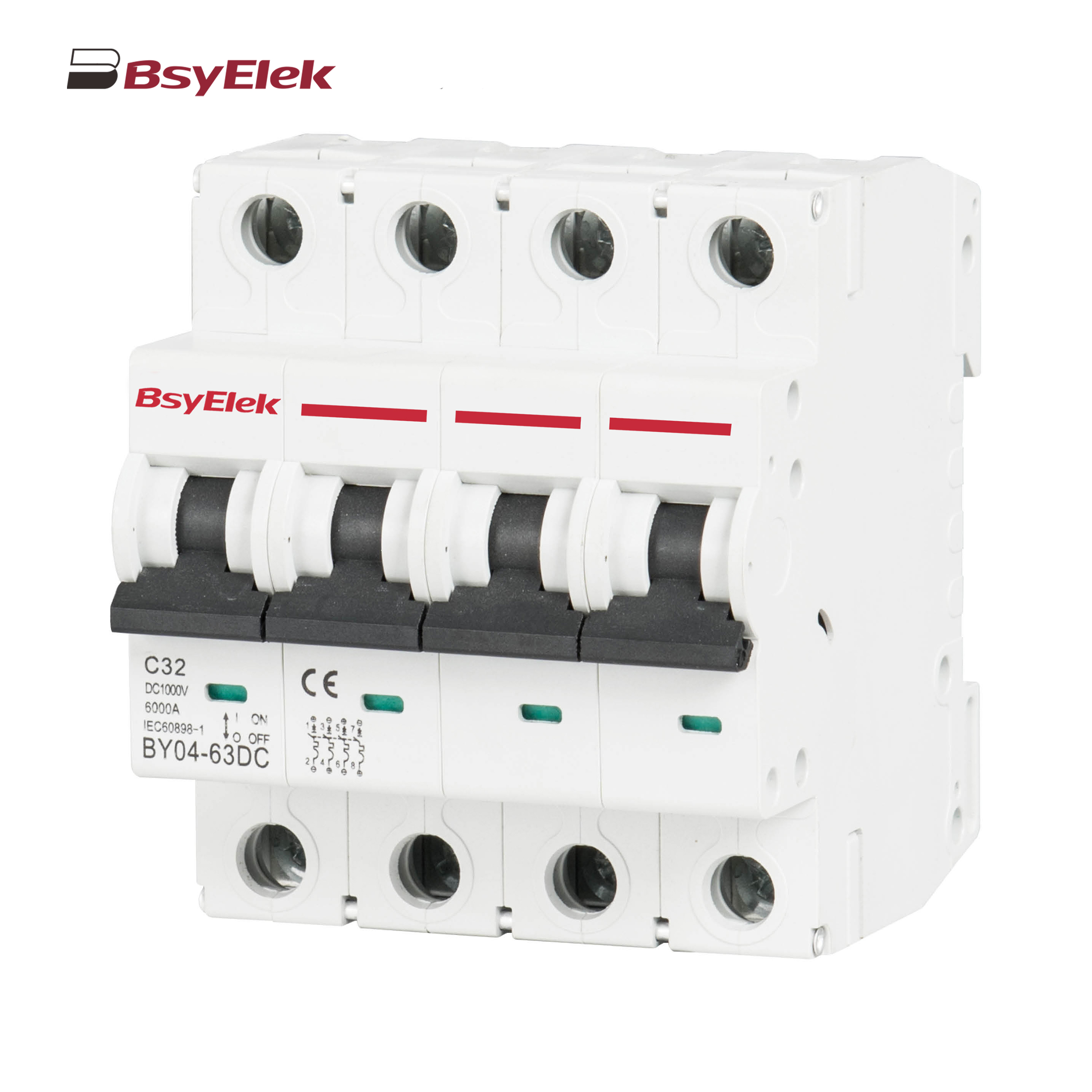 BY04-63DC MCB 6-10kA DC Miniature Circuit Breaker